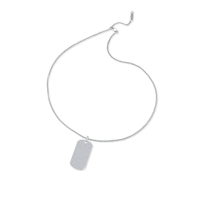 Pavé Dog Tag Pendant - Stellaradorn