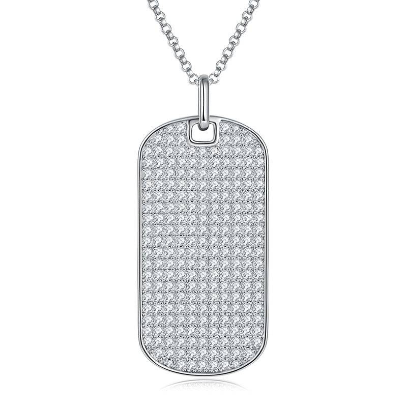 Pavé Dog Tag Pendant - Stellaradorn