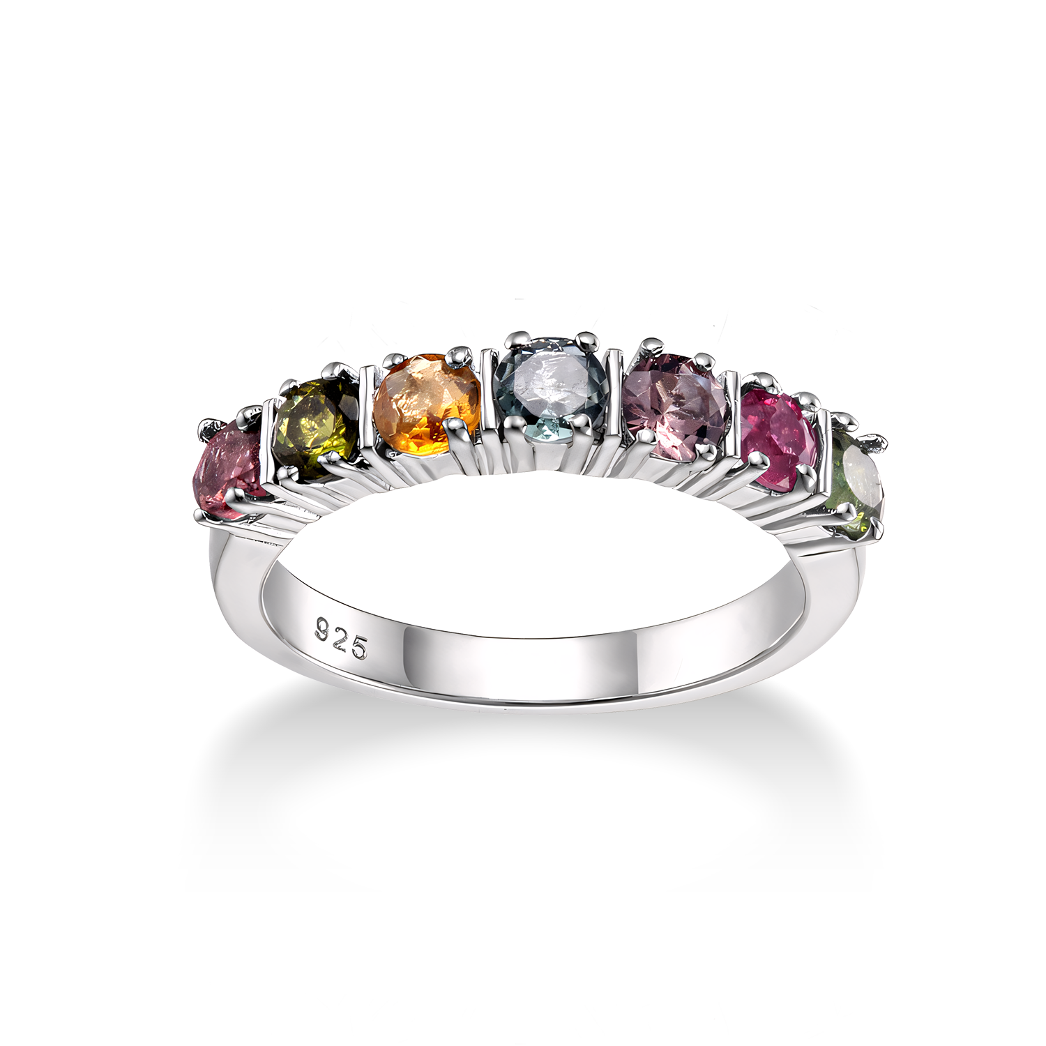 Minimal Tourmaline Stacking Ring - Stellaradorn