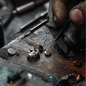 Angel‘s Whisper | V-Wing Solitaire Diamond Wedding Band