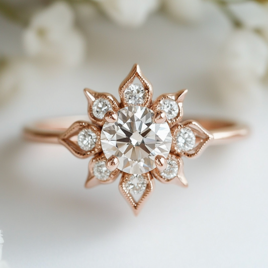 Astra Ring, Diamond Engagement Ring, Sound of Windmill, Diamond Wedding Ring