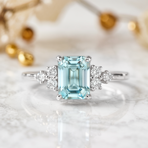 Natalia  1CT Emerald-Cut Diamond Ring