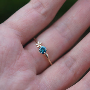 Dear Jasmine Blue Diamond Engagement Ring, Blue diamond ring, Diamond ring