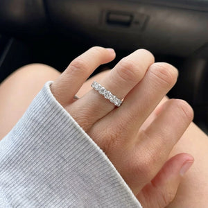 The Encircled Light | Round Cut Full Eternity Ring