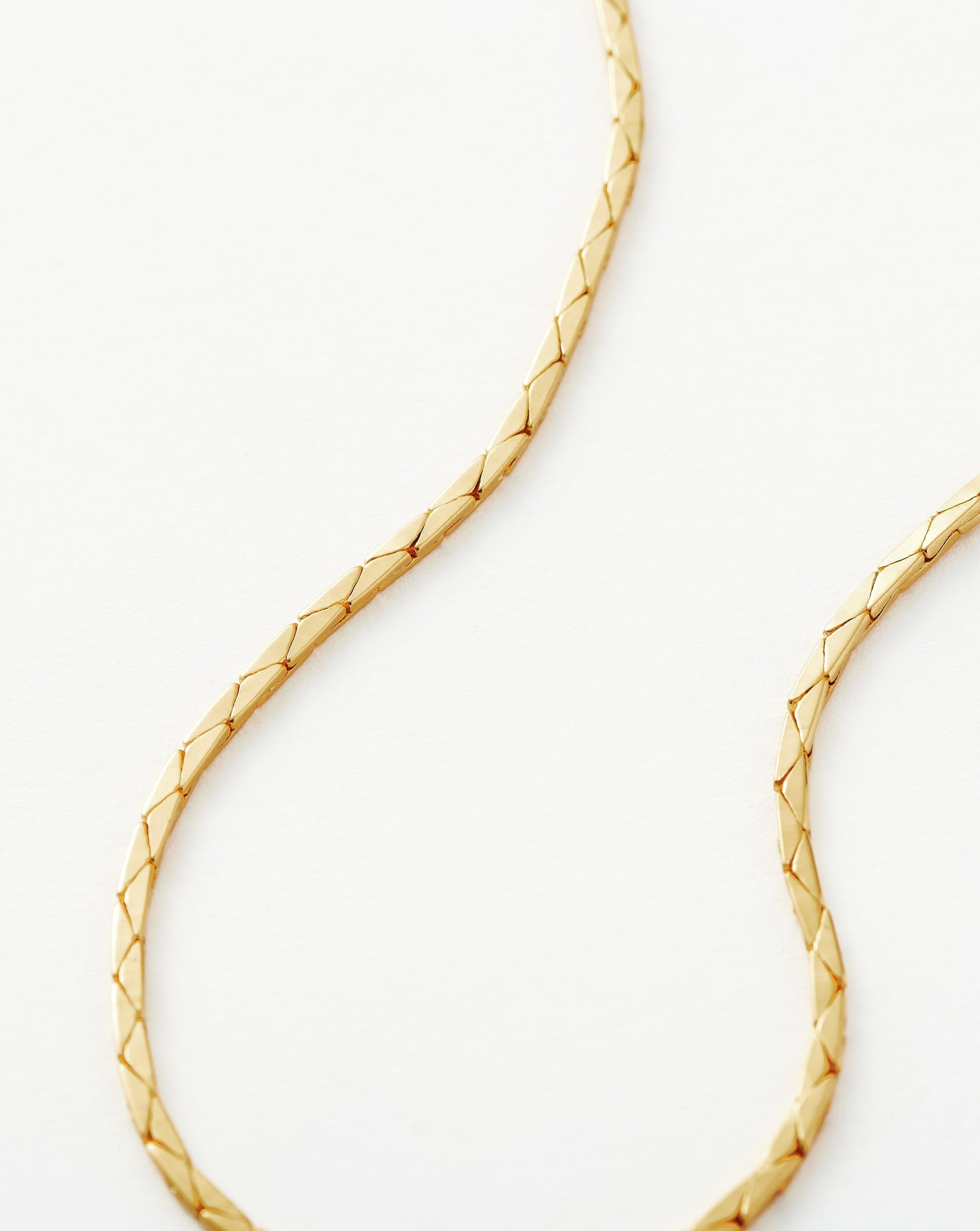 Stylist Gold Cobra Snake Chain Choker In Sterling Silver