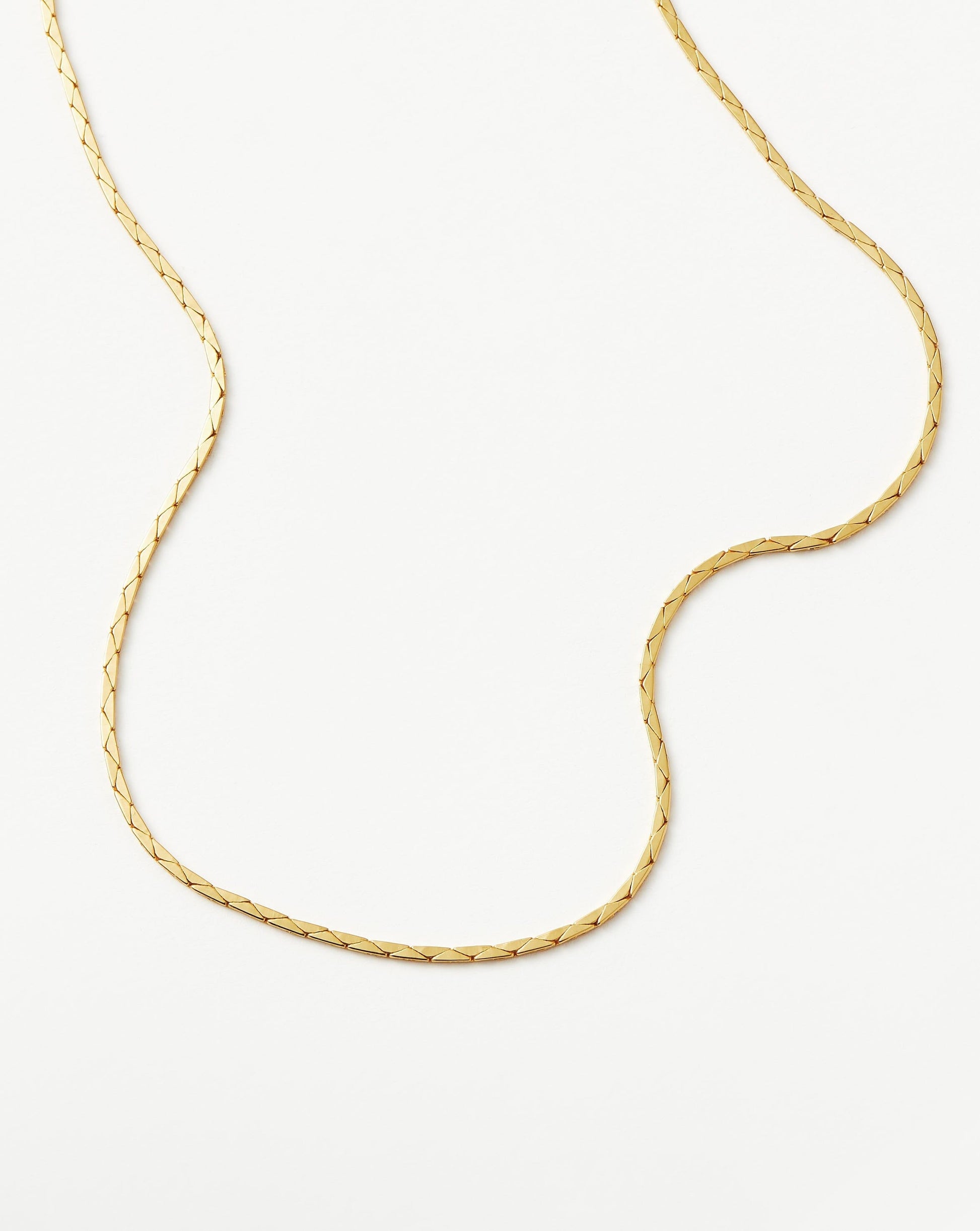 Stylist Gold Cobra Snake Chain Choker In Sterling Silver