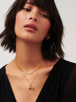 Stylist Gold Cobra Snake Chain Choker In Sterling Silver