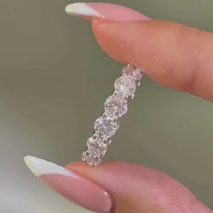 The Opulence 0.3 CT Round Cut  Full-eternity Band Ring