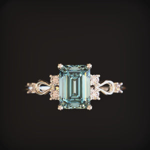 Helena 1CT Emerald-Cut Diamond Ring