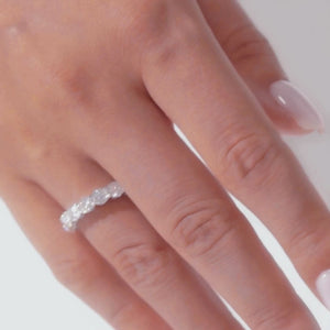 The Opulence 0.3 CT Round Cut  Full-eternity Band Ring