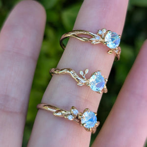 Sylvan Dream | Moonstone Vine Engagement Ring