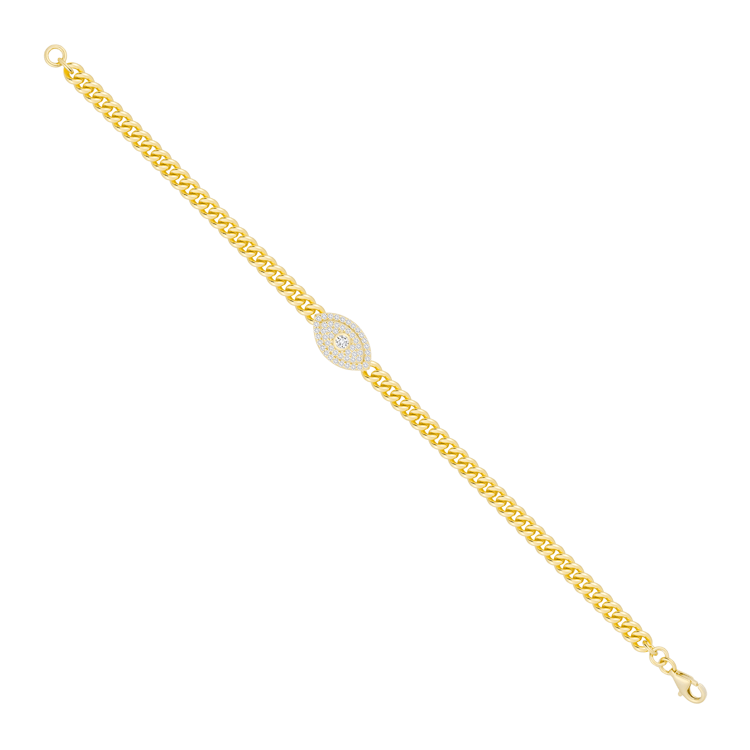 Evil Eye Gold Protection Bracelet - Stellaradorn