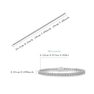 Classic Silver Tennis Bracelet - Stellaradorn
