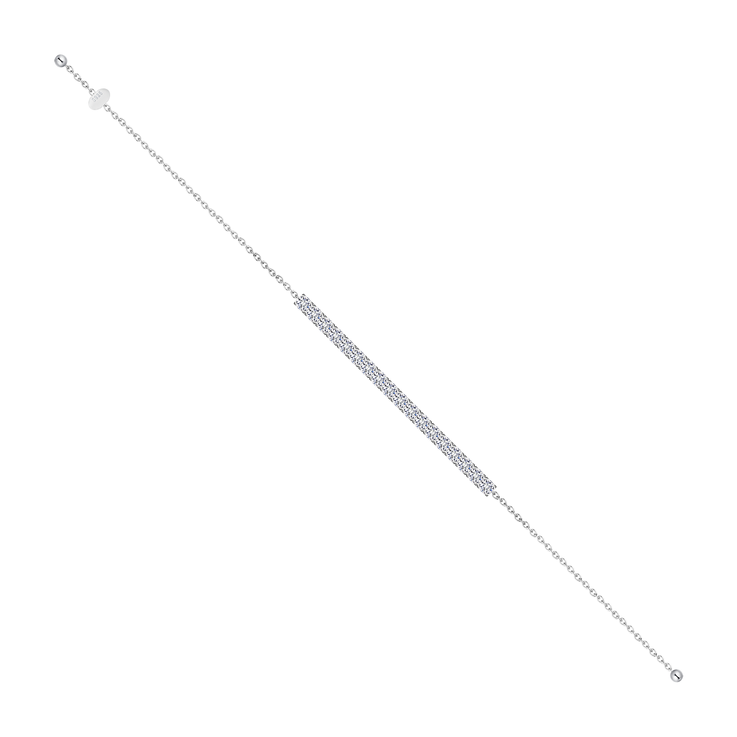 Minimalist Tennis Adjustable Bracelet - Stellaradorn
