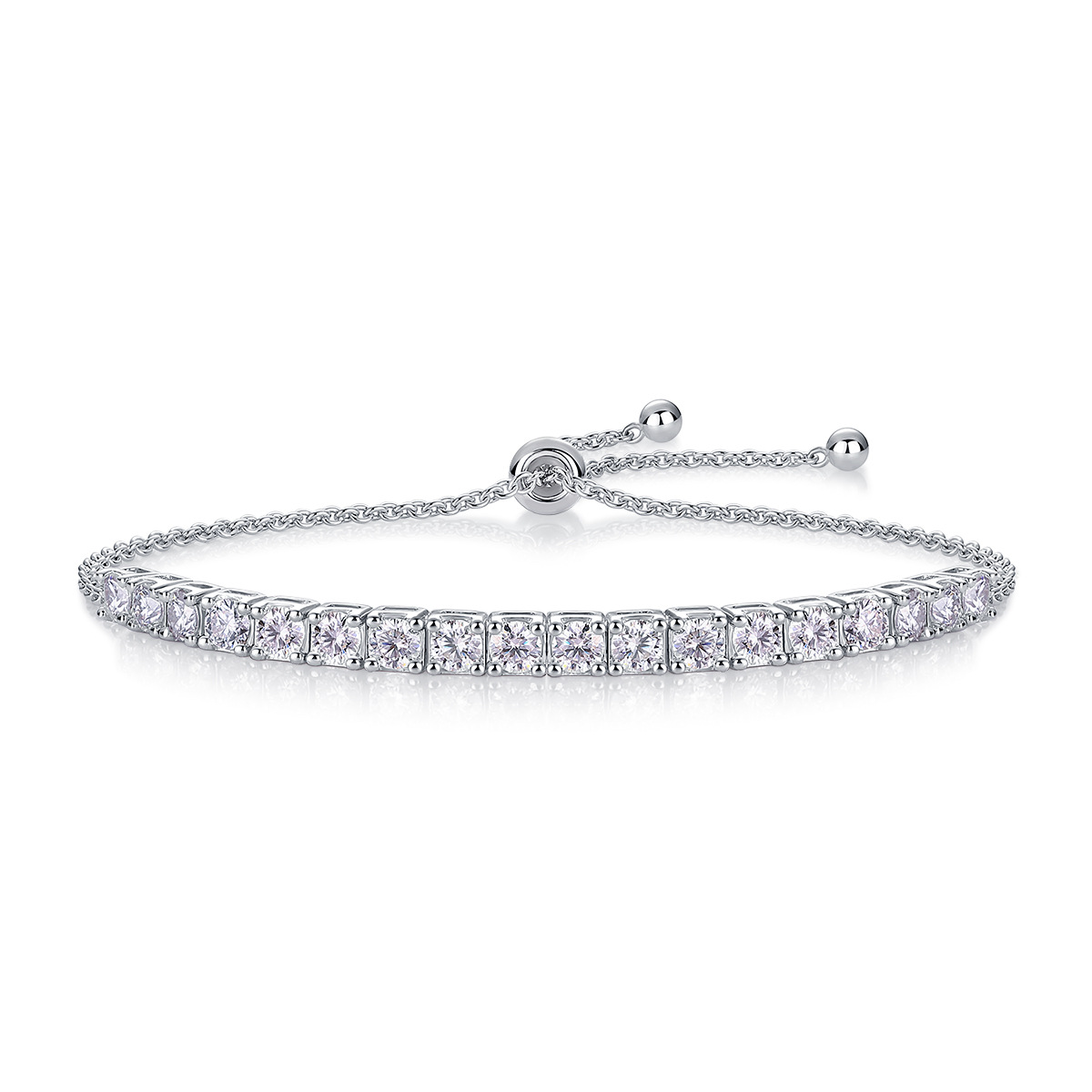 Minimalist Tennis Adjustable Bracelet - Stellaradorn