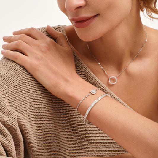 Sparkling Halo Crystal Bracelet - Stellaradorn