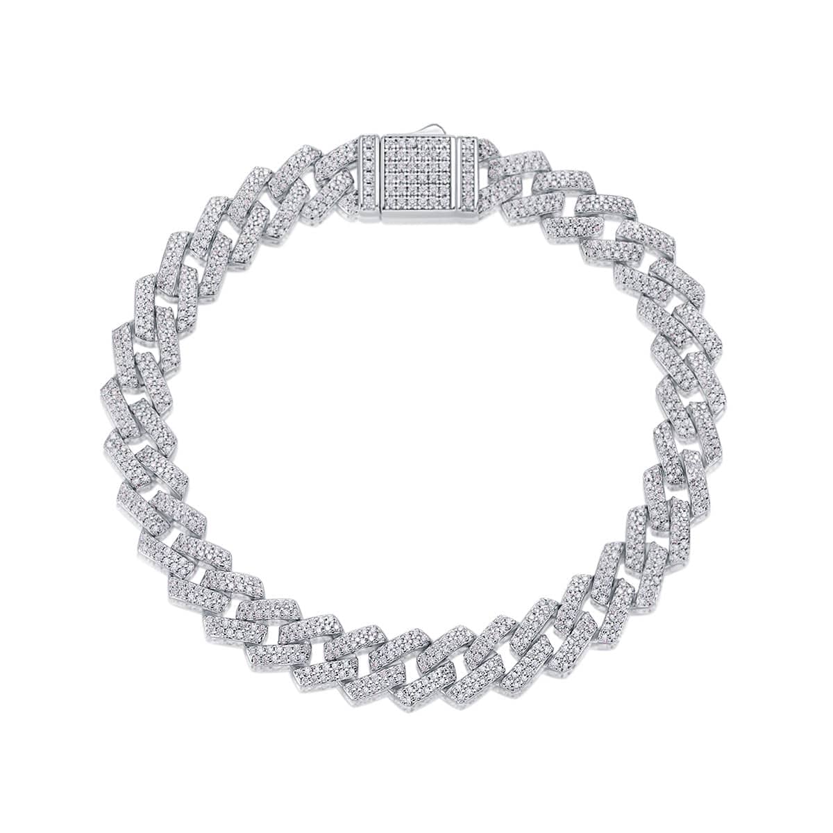Full Ice-Out Elegant Zigzag Bracelet - Stellaradorn