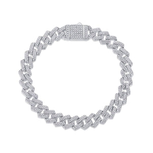 Full Ice-Out Elegant Zigzag Bracelet - Stellaradorn