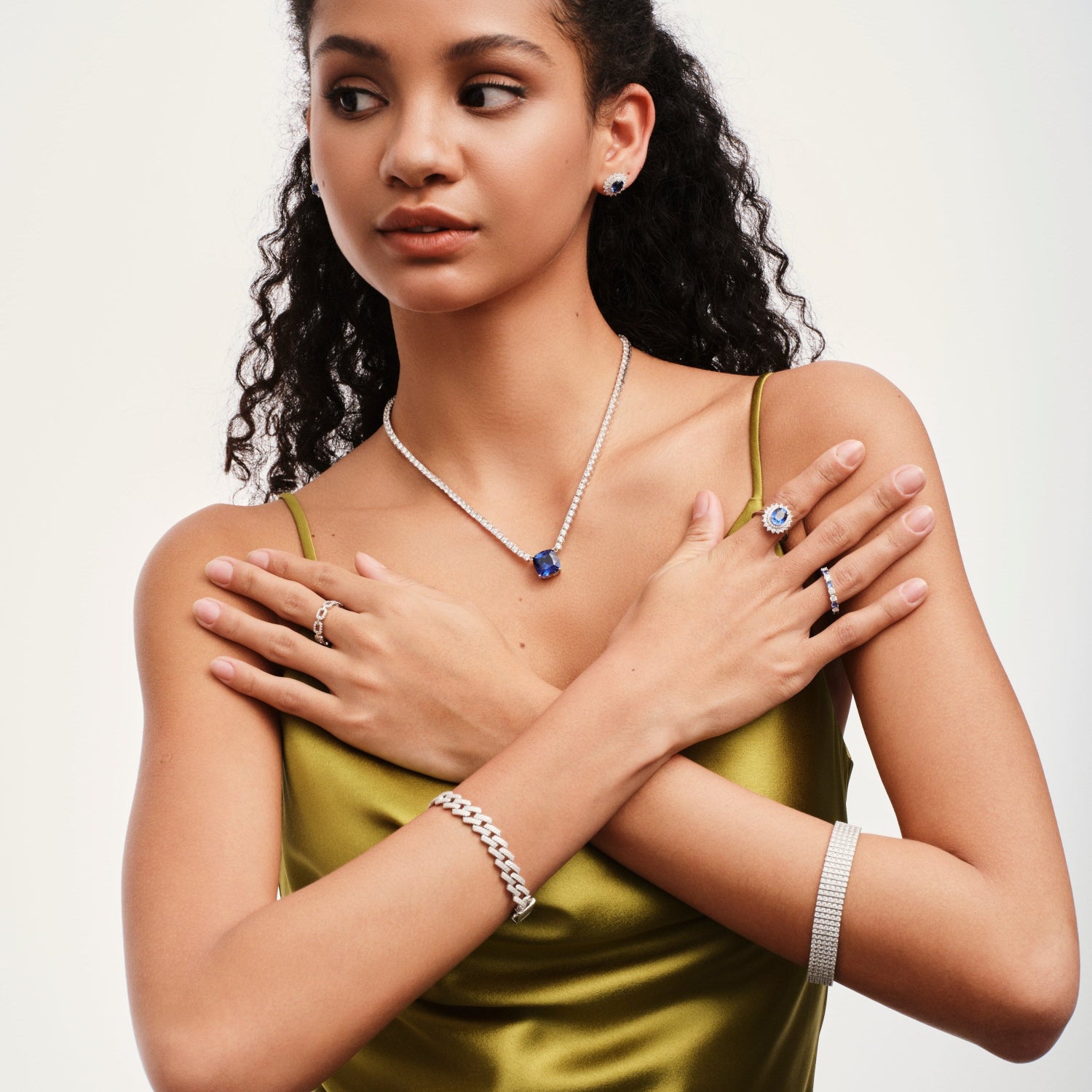 Full Ice-Out Elegant Zigzag Bracelet - Stellaradorn