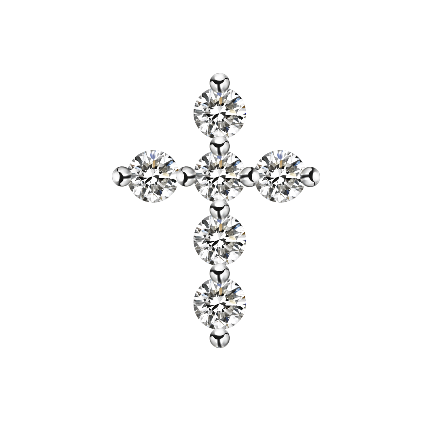 Eternal Grace Cross Stud Earrings - Stellaradorn