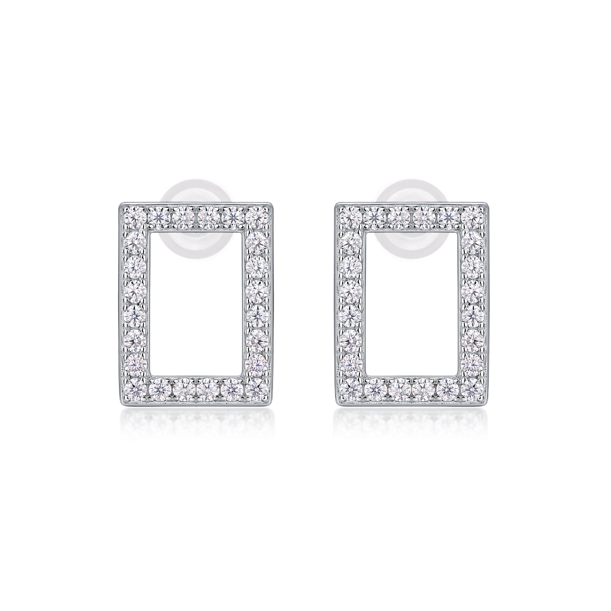 Gleaming Square Stud Earrings - Stellaradorn