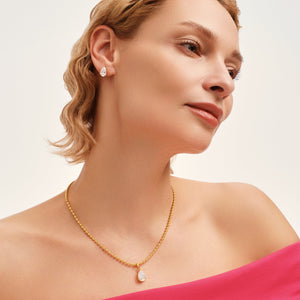 Pear-Shaped Inspiration Studs Earrings - Stellaradorn