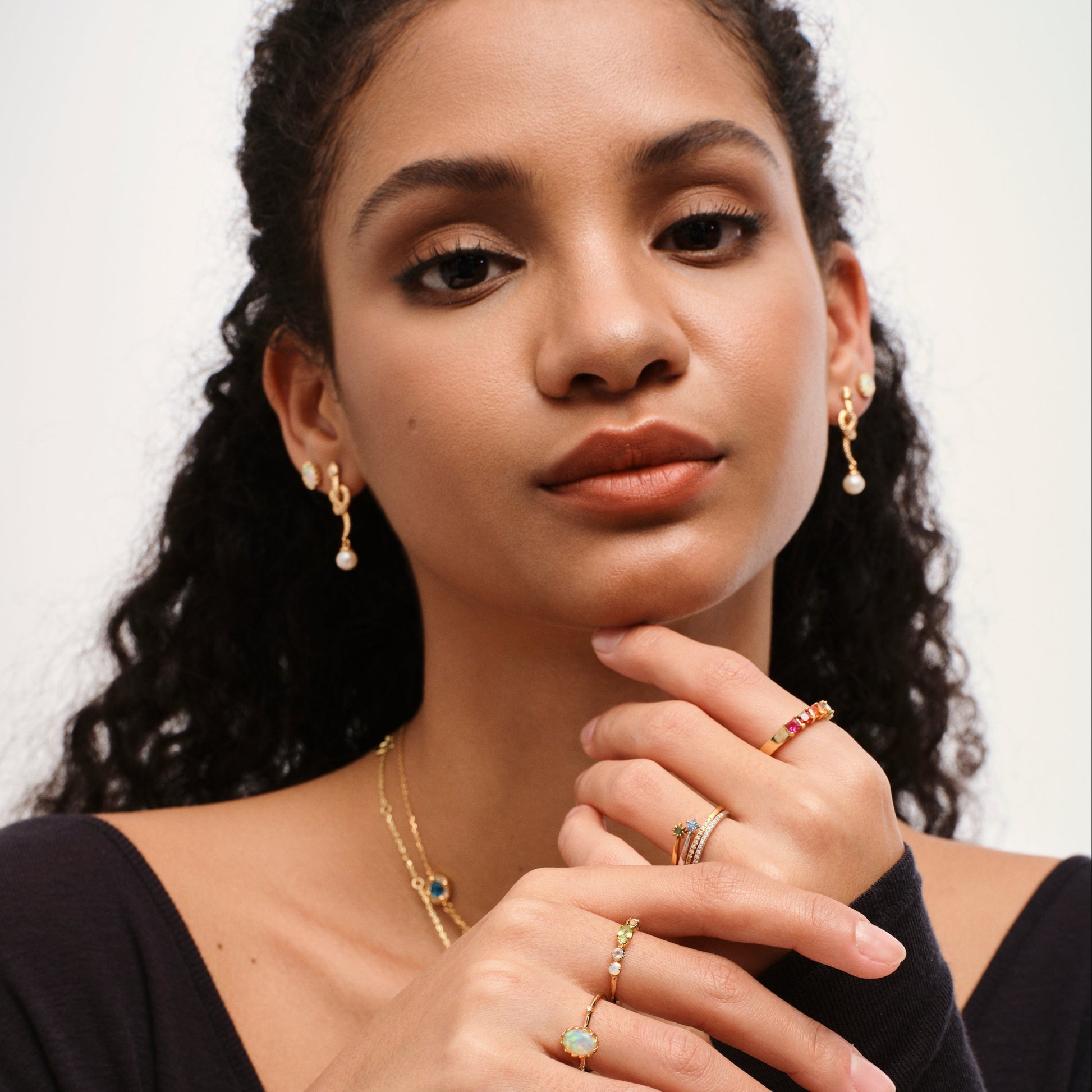 Serpent of Fortune Pearl Drop Earrings - Stellaradorn