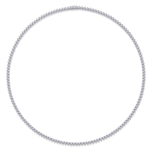 Brilliant Silver Tennis Necklace - Stellaradorn