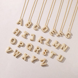 Letters Nametag Infinity Charm Necklace - Stellaradorn