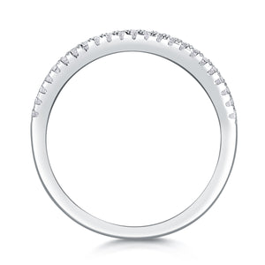 Brilliant Five-Row Round-Cut Eternity Ring - Stellaradorn