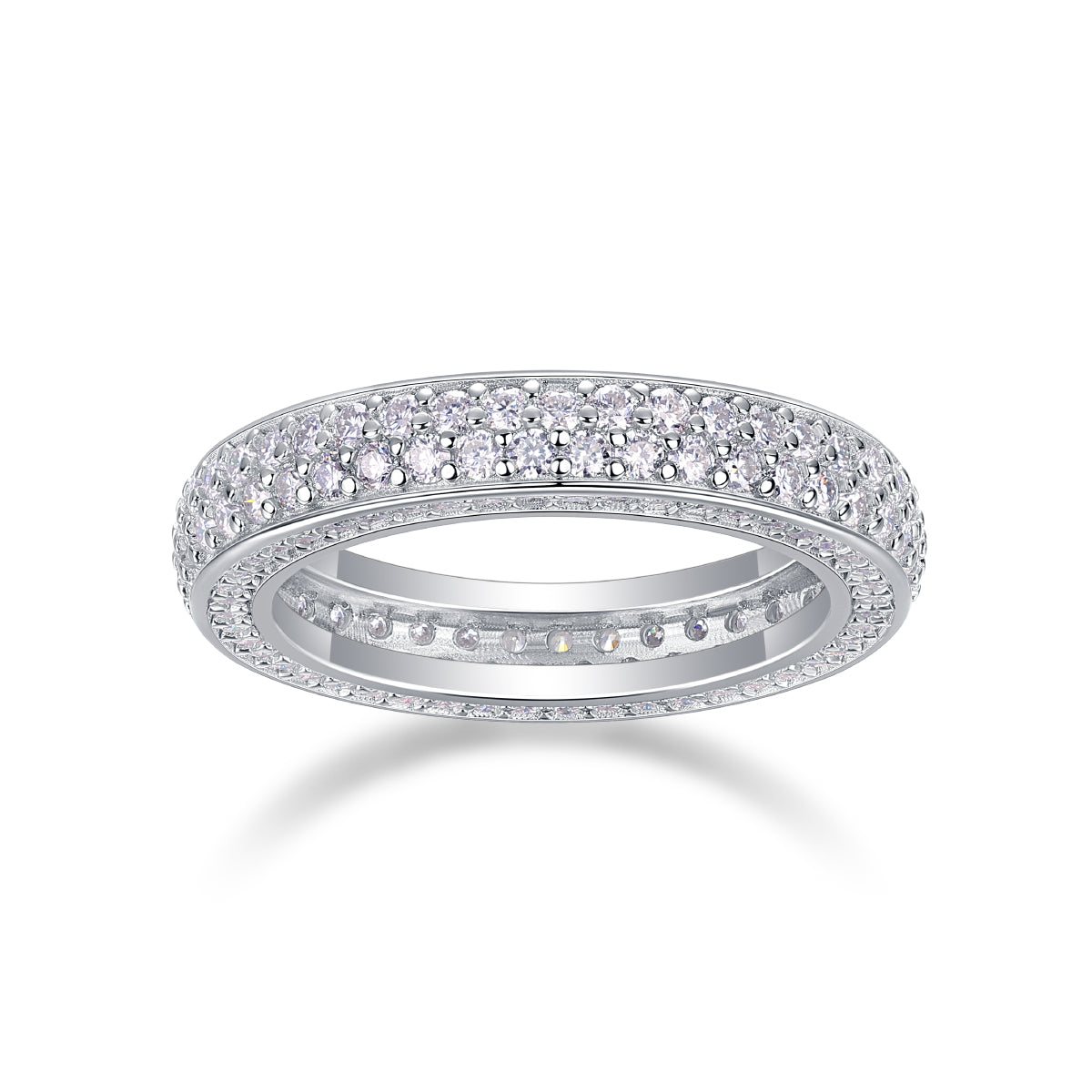 Classic Pave Eternity Band Stacking Ring - Stellaradorn