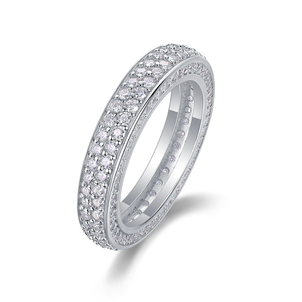 Classic Pave Eternity Band Stacking Ring - Stellaradorn
