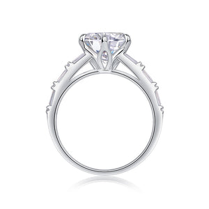 Crown-Inspired Moissanite Ring - Stellaradorn