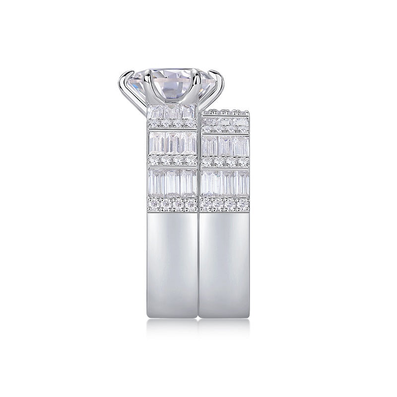 Crown-Inspired Moissanite Ring - Stellaradorn