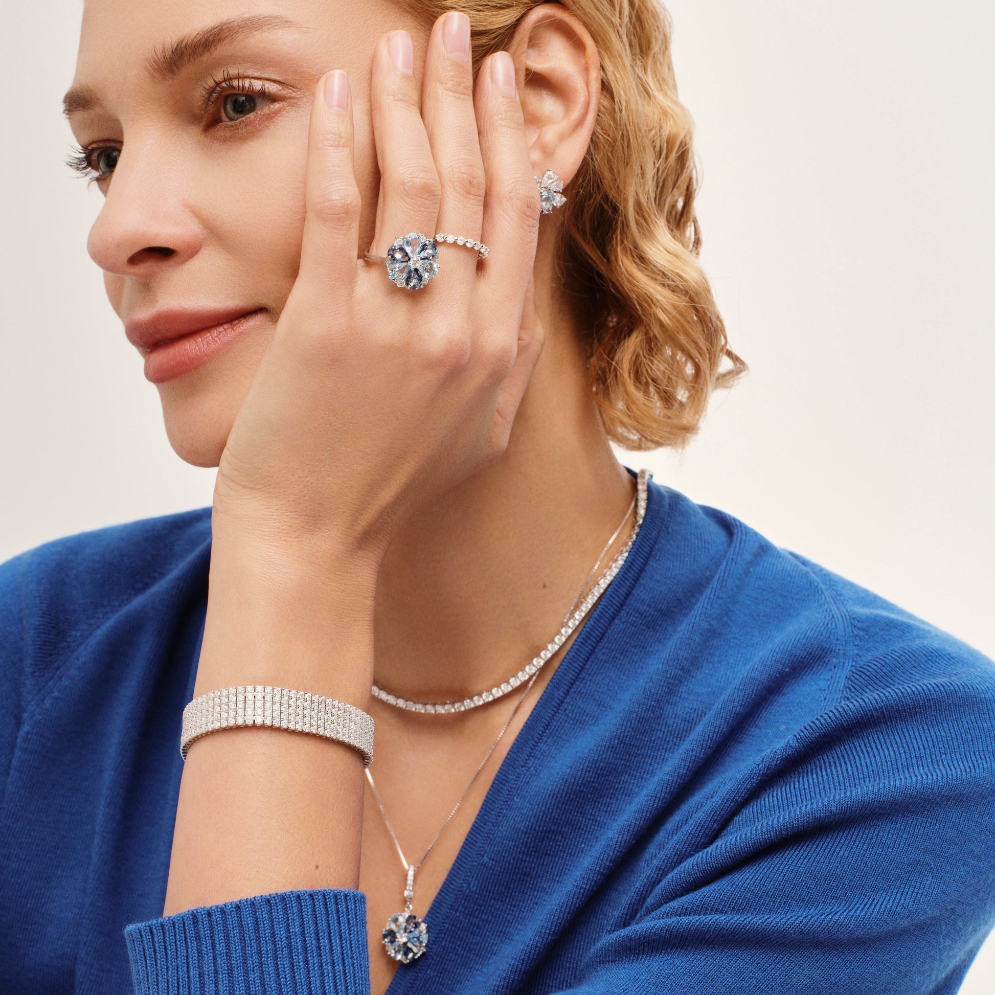 Dainty Pave Spackle Stacking Ring - Stellaradorn