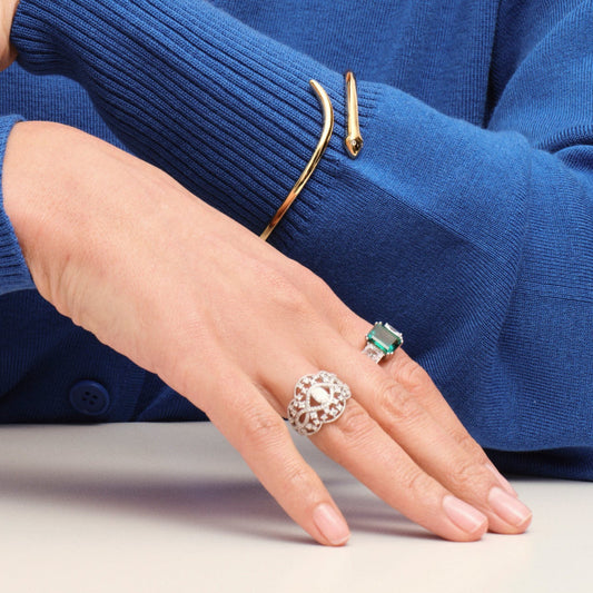 Dazzling Oval Cut Symphony Ring - Stellaradorn