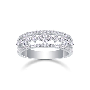 Elegance of Blossoms Diamond Wedding Ring - Stellaradorn