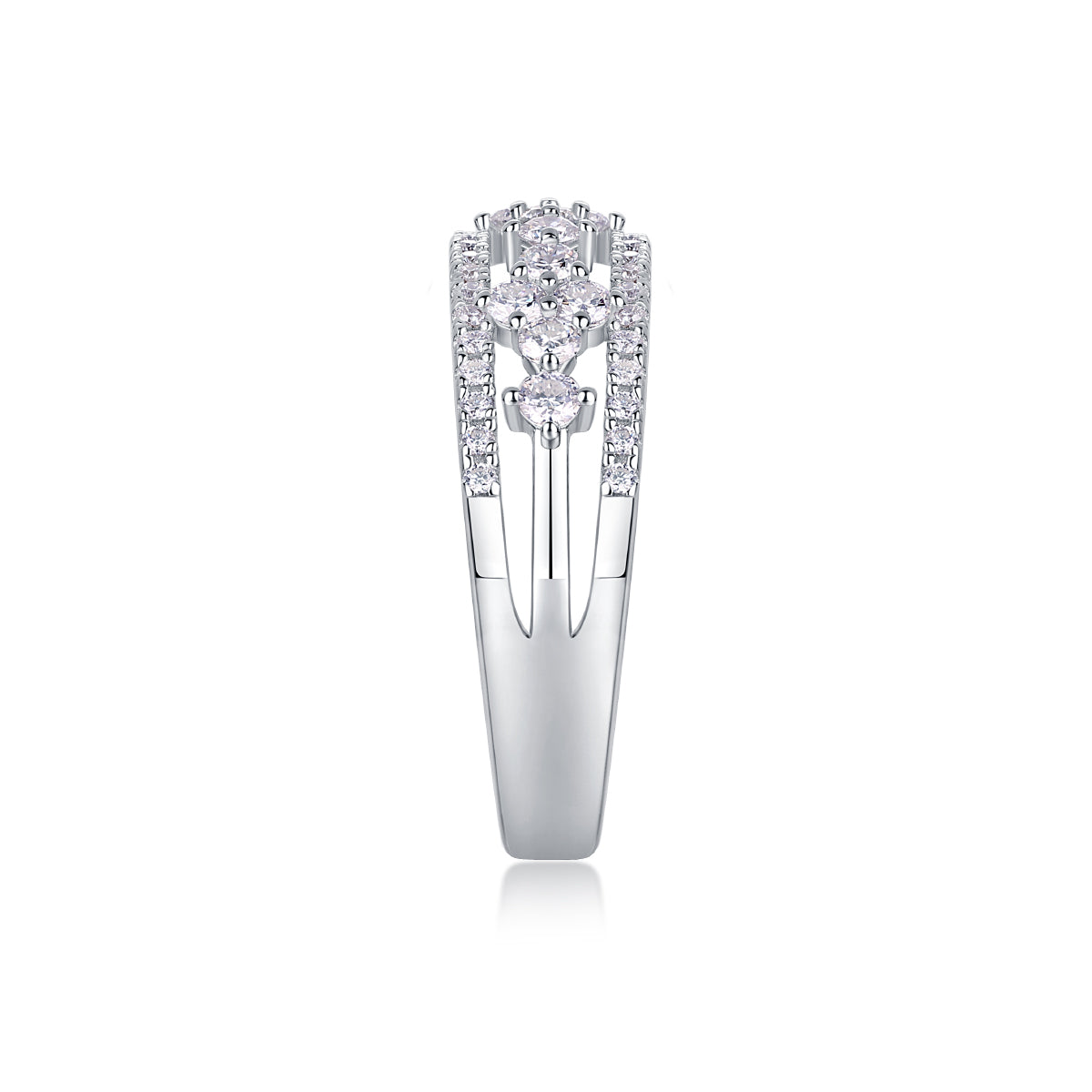 Elegance of Blossoms Diamond Wedding Ring - Stellaradorn