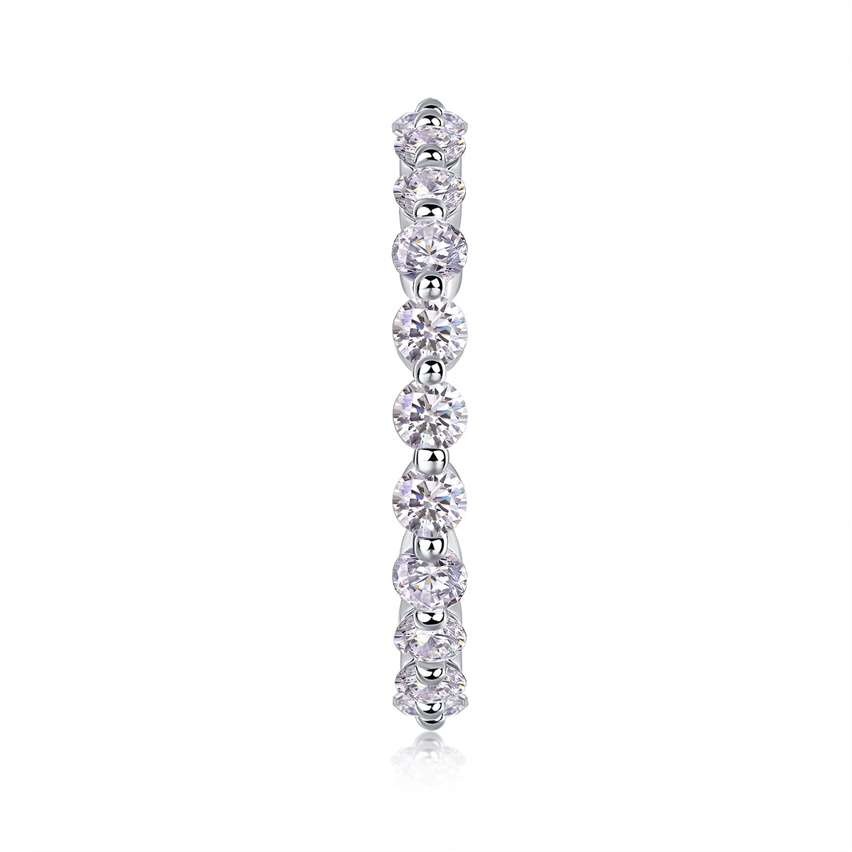 Sparkle Round-cut Eternity Stacking Ring - Stellaradorn
