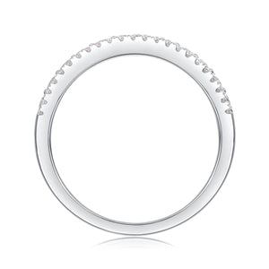 Timeless Triple-Row Half Eternity Band - Stellaradorn