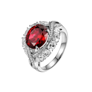 Vintage Ruby Halo Ring - Stellaradorn