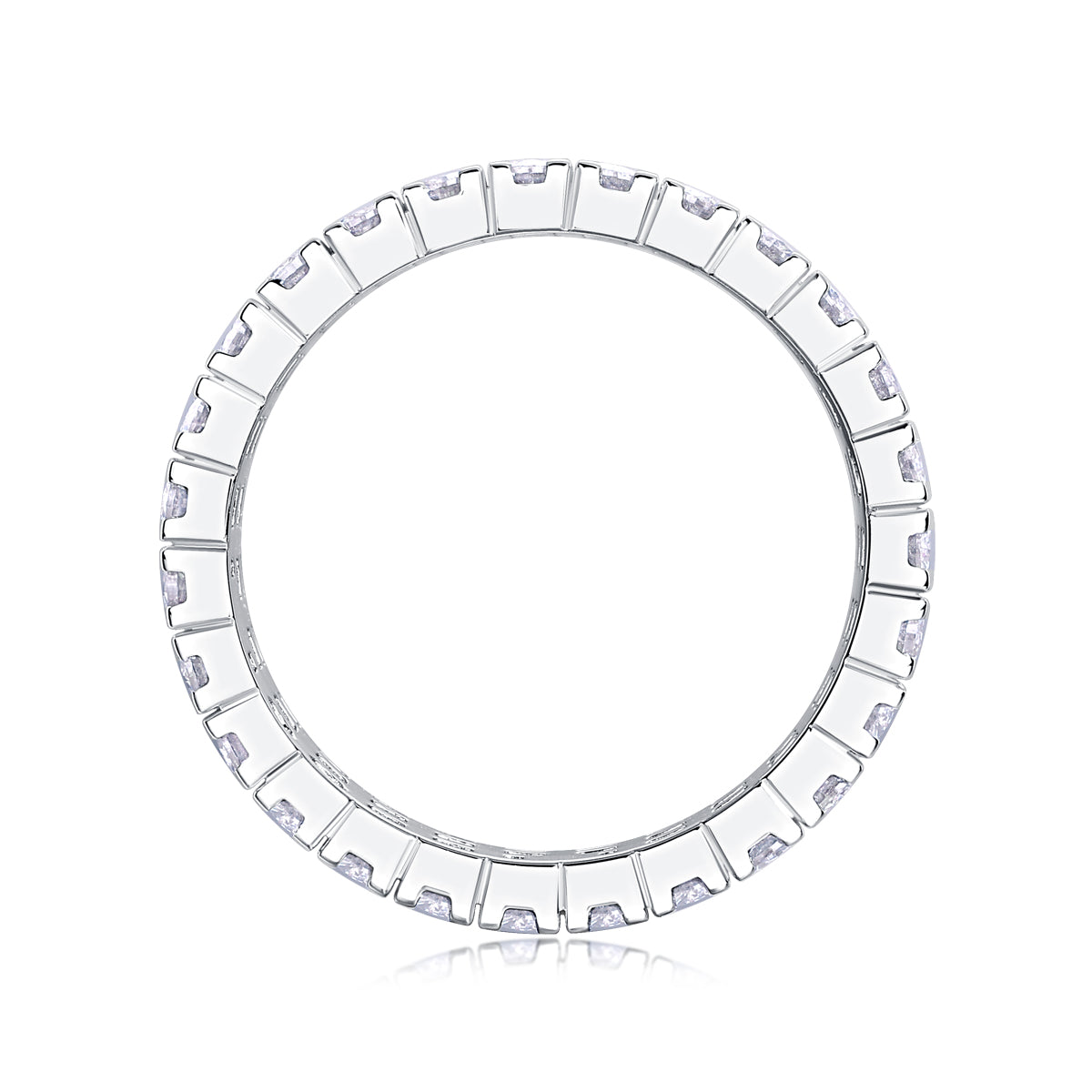 Wide Multi-Row Moissanite Band Stacking Ring - Stellaradorn