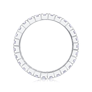 Wide Multi-Row Moissanite Band Stacking Ring - Stellaradorn